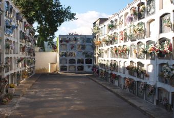 Vista del cementiri municipal.