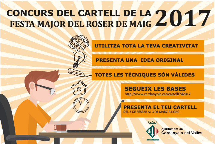 Concurs Cartell Festa Major Roser de Maig 2017