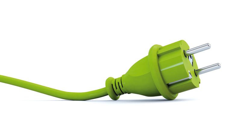 Al·legoria a l'electricitat verda Al·legoria a l'electricitat verda