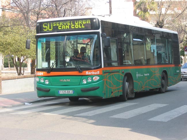 Una de les unitats de transport públic de la ciutat
