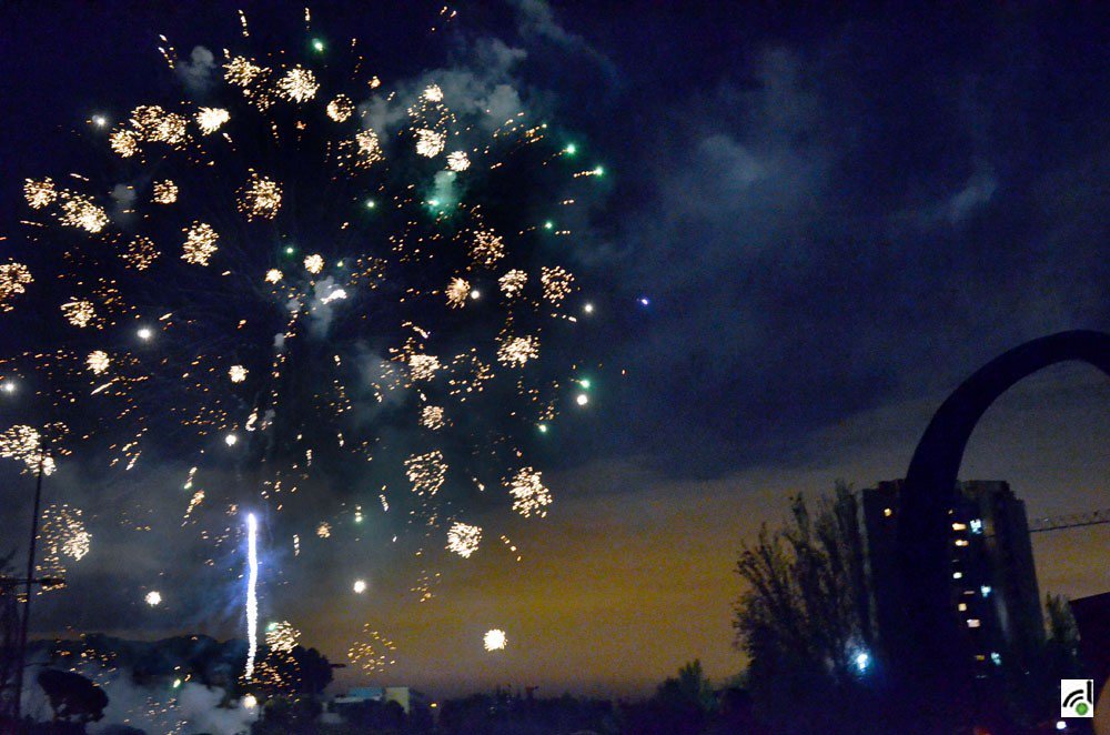 Un dels moments del Castell de focs artificials