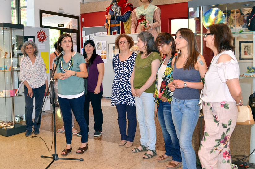 La regidora de Cultura, Elvi Vila, intervé durant l'acte inaugural