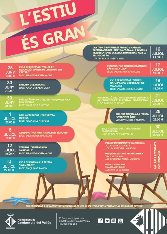 Programa de L'estiu és gran