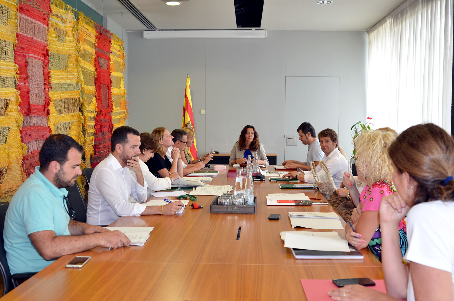 Moment de la reunió del CIT, celebrada a Sant Cugat del Vallès