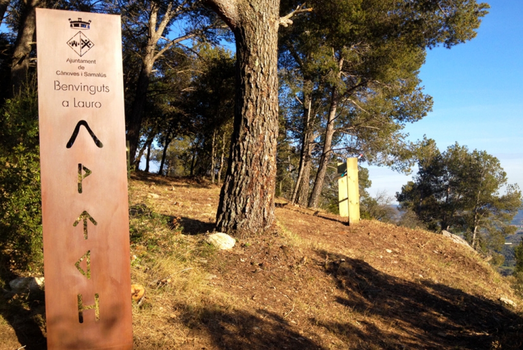 Accés al poblat iber de Lauro