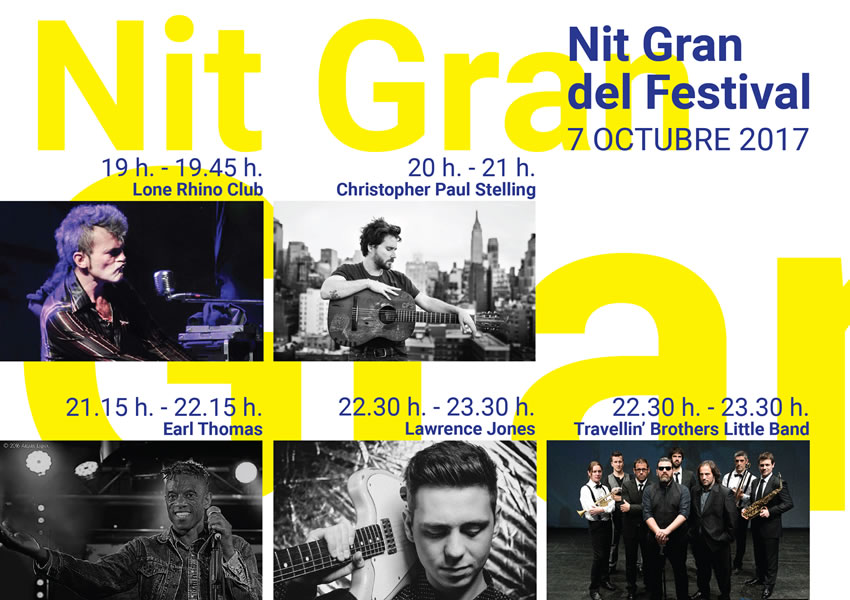 Cartell de la Nit Gran del Festival Cartell de la Nit Gran del Festival