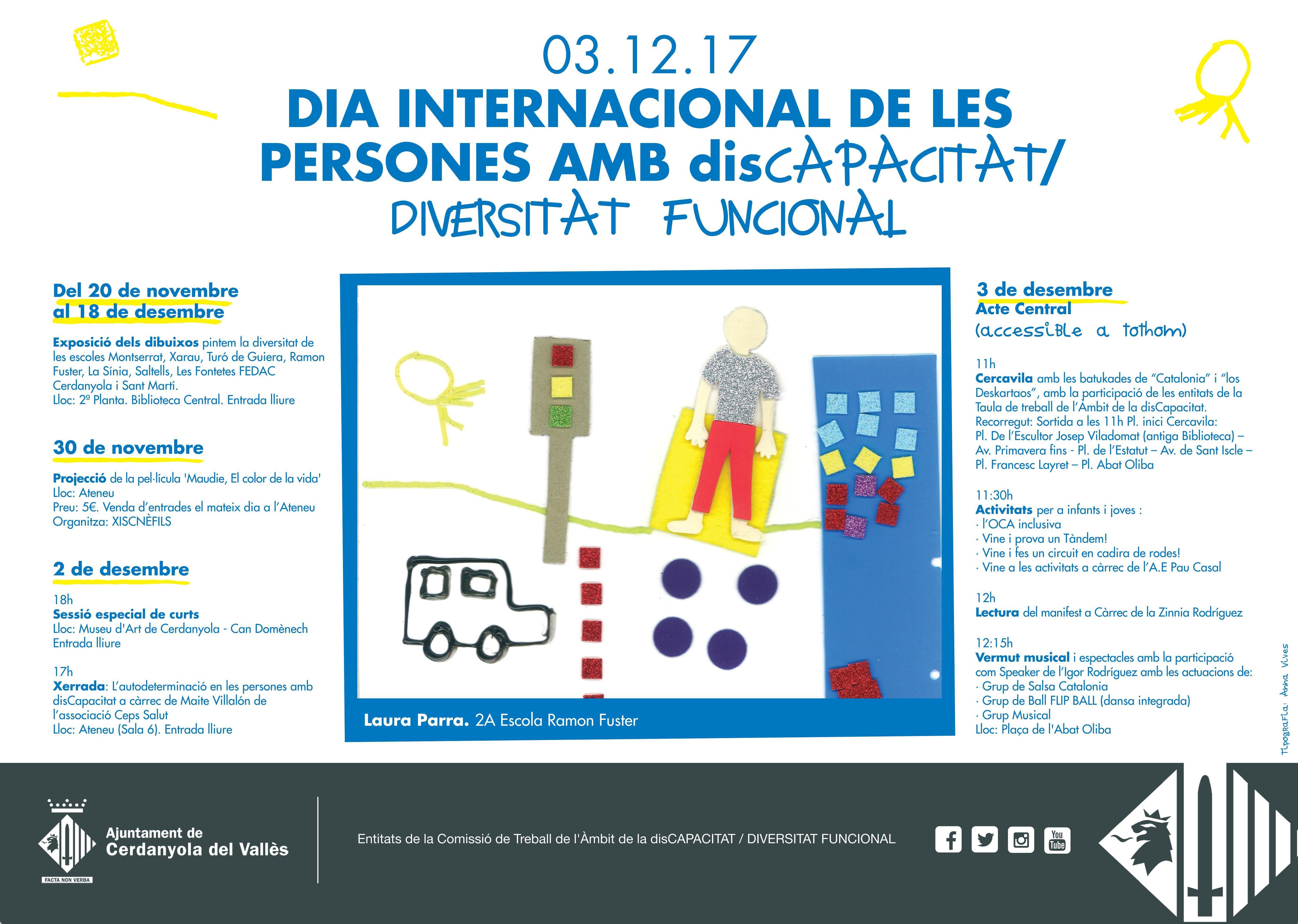 Cartell del Dia Internacional de la Discapacitat 2017