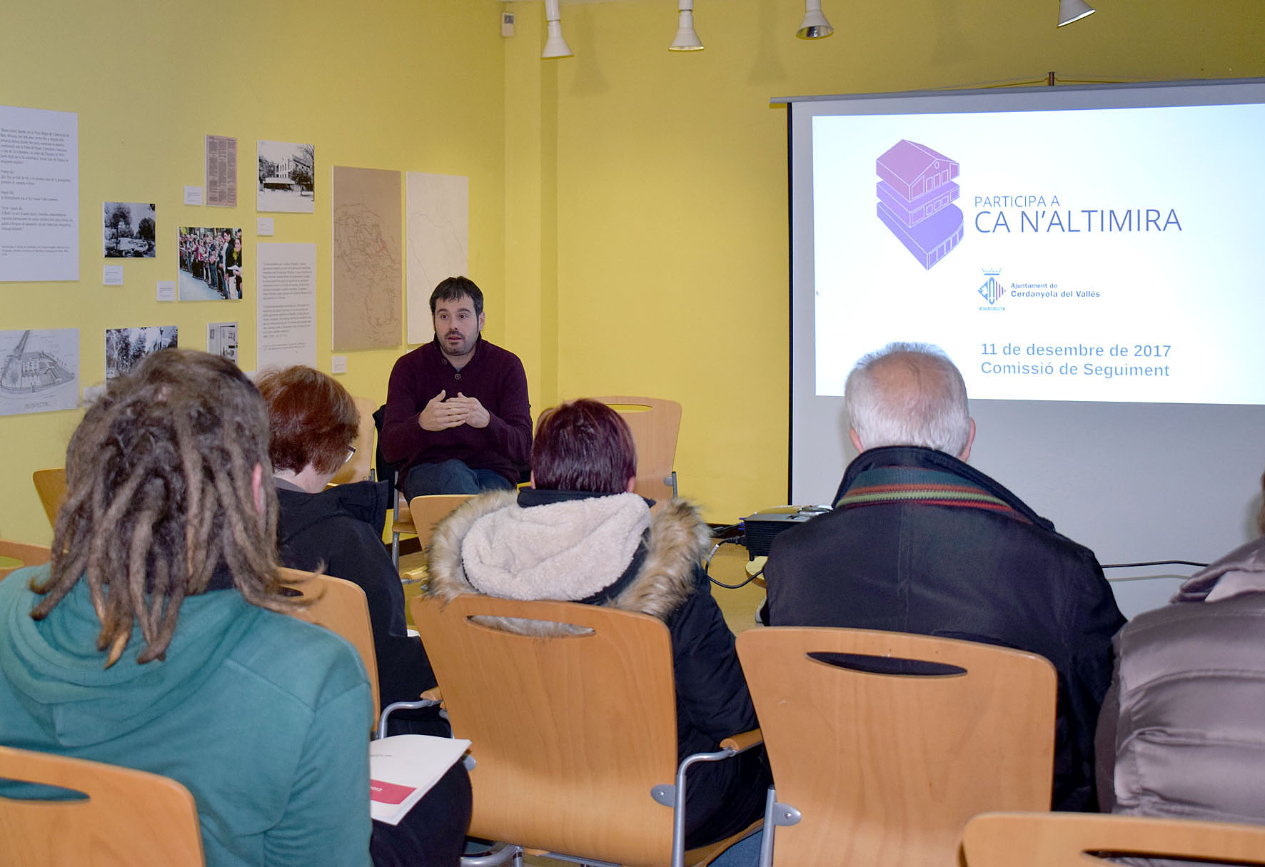 La presentació de les conclusions es va fer al mateix edifici de Ca n'Altimira