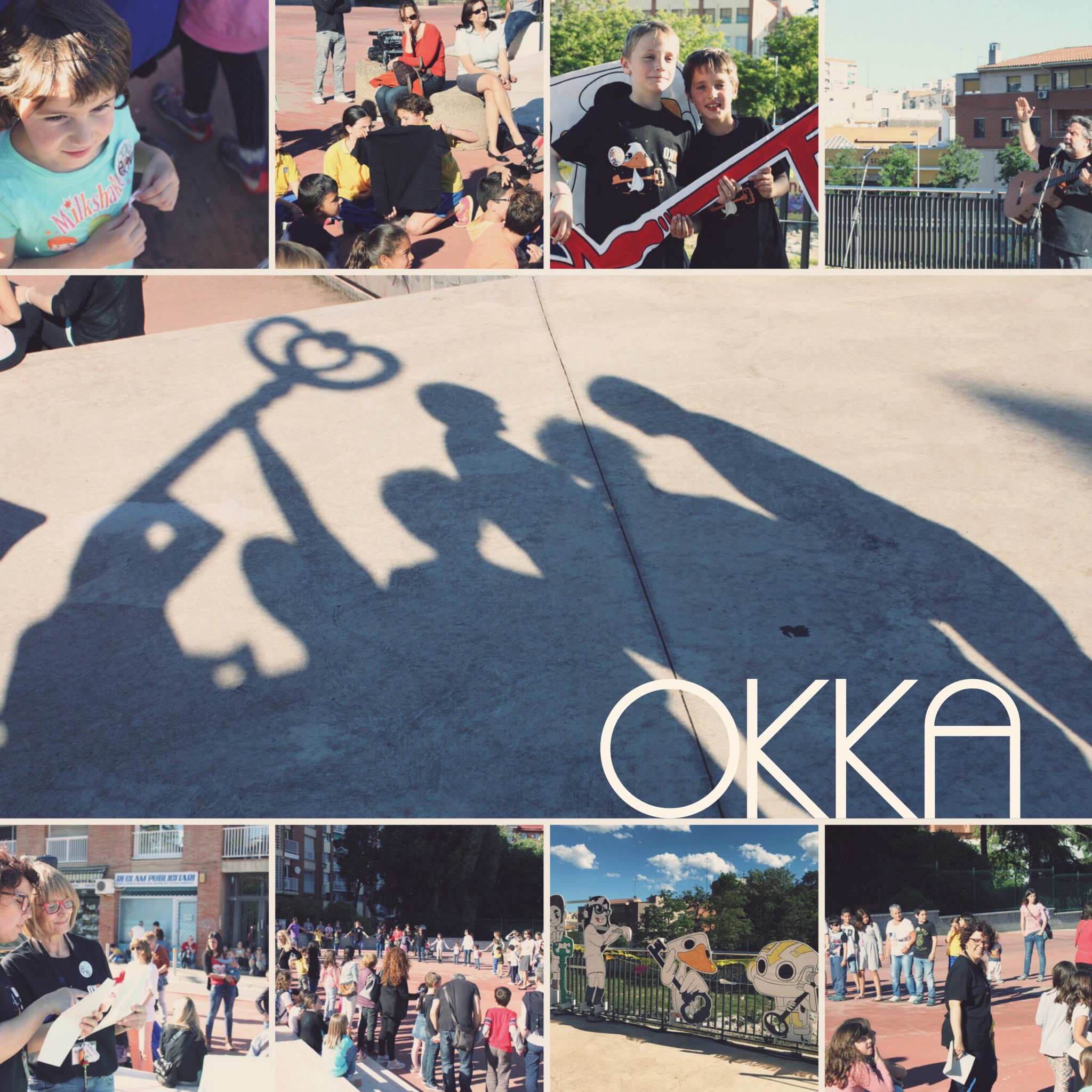 Composició amb instantànies de la Festa de l'Okka de l'any passat