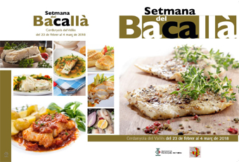 Cartell de la Setmana del Bacallà 2018