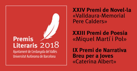 Cartell Premi Literaris 2018