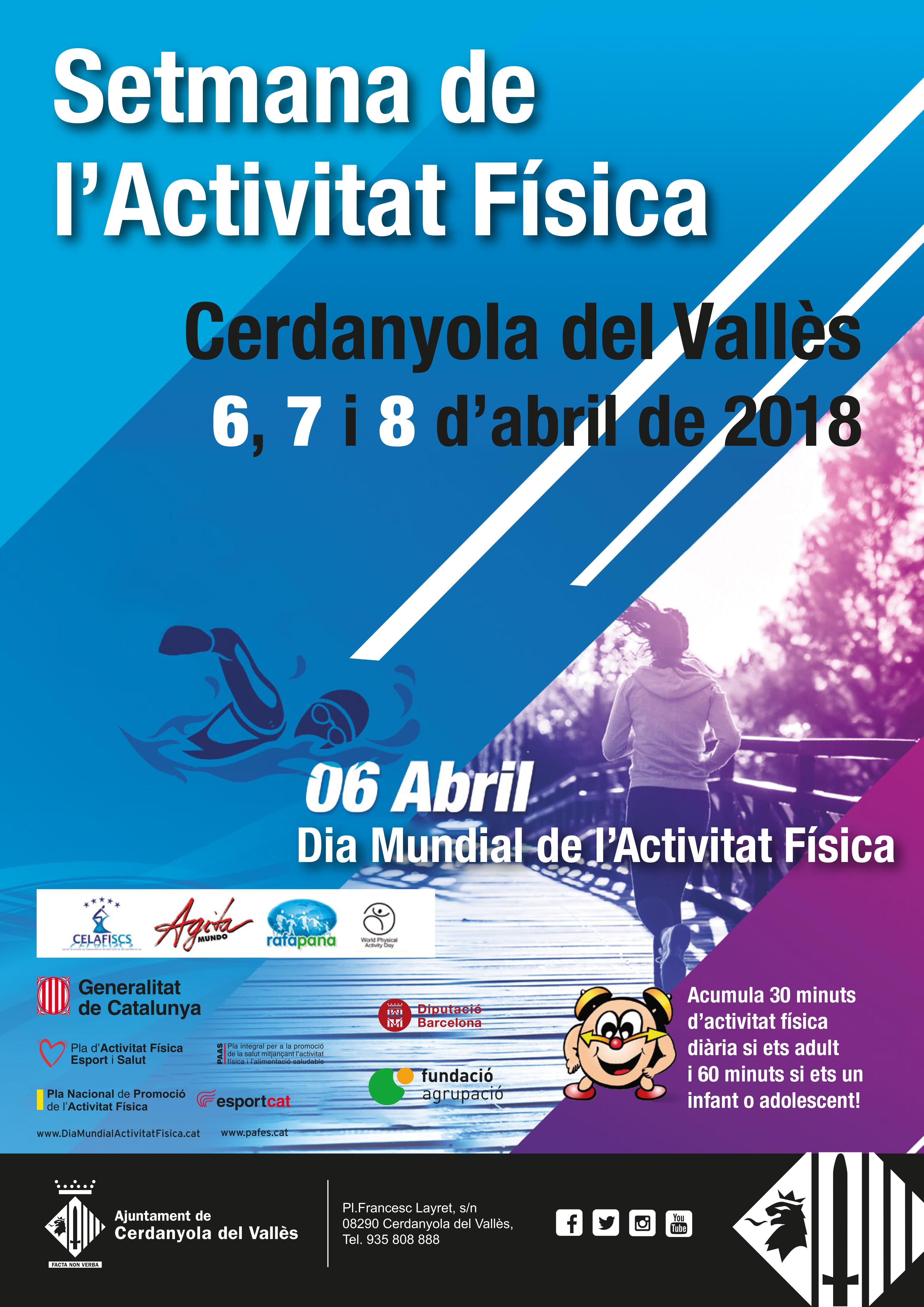 Cartell de la Setmana d'Activitat Física