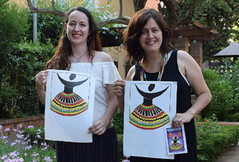 LAura Bros, president de l'Esbart Sant Marçal, i Elvi Vila, regidora de Cultura LAura Bros, president de l'Esbart Sant Marçal, i Elvi Vila, regidora de Cultura