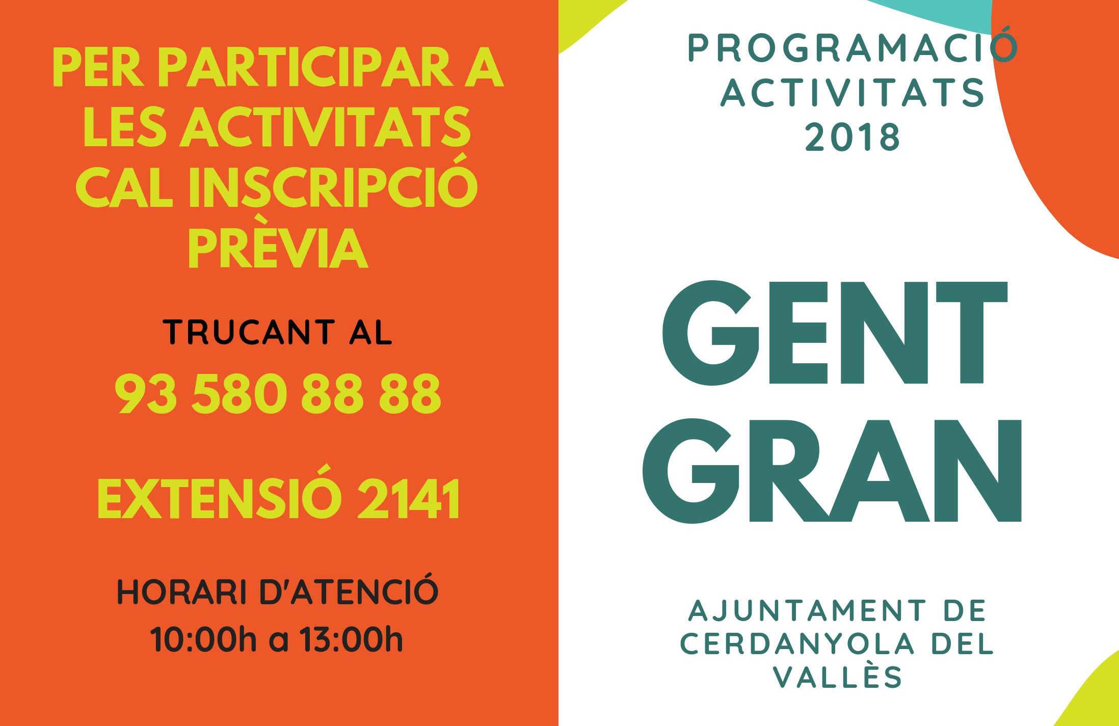 Imatge del programa de la Gent Gran