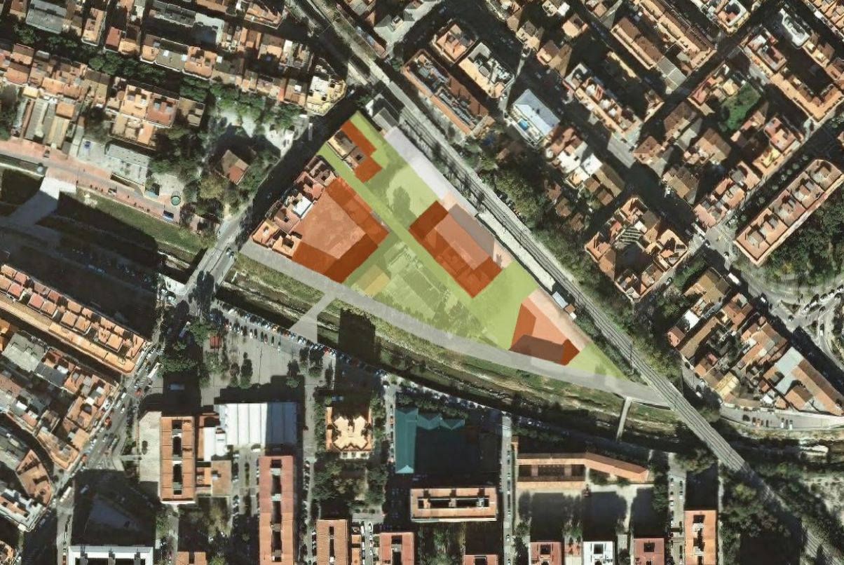 Àmbit de la modificació del PGM al carrer de Santa Teresa