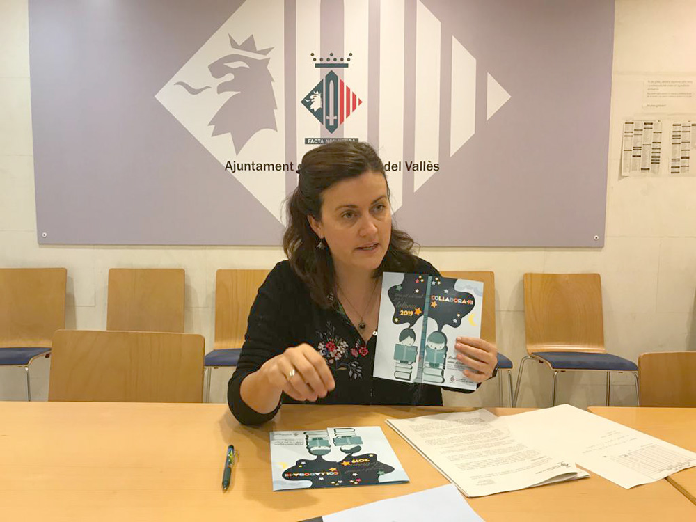 Elvi Vila durant la presentació de la campanya Una Nit d'Il·lusió per a Tothom