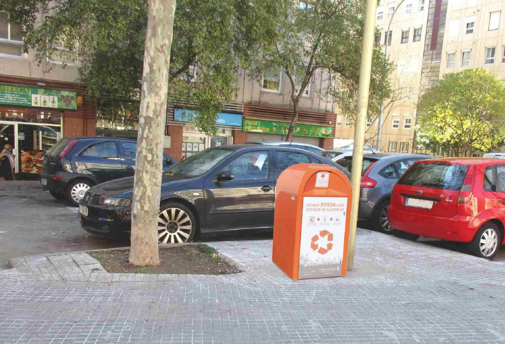 Simulació del contenidor que s'instal·larà a l'avinguda d'Espanya