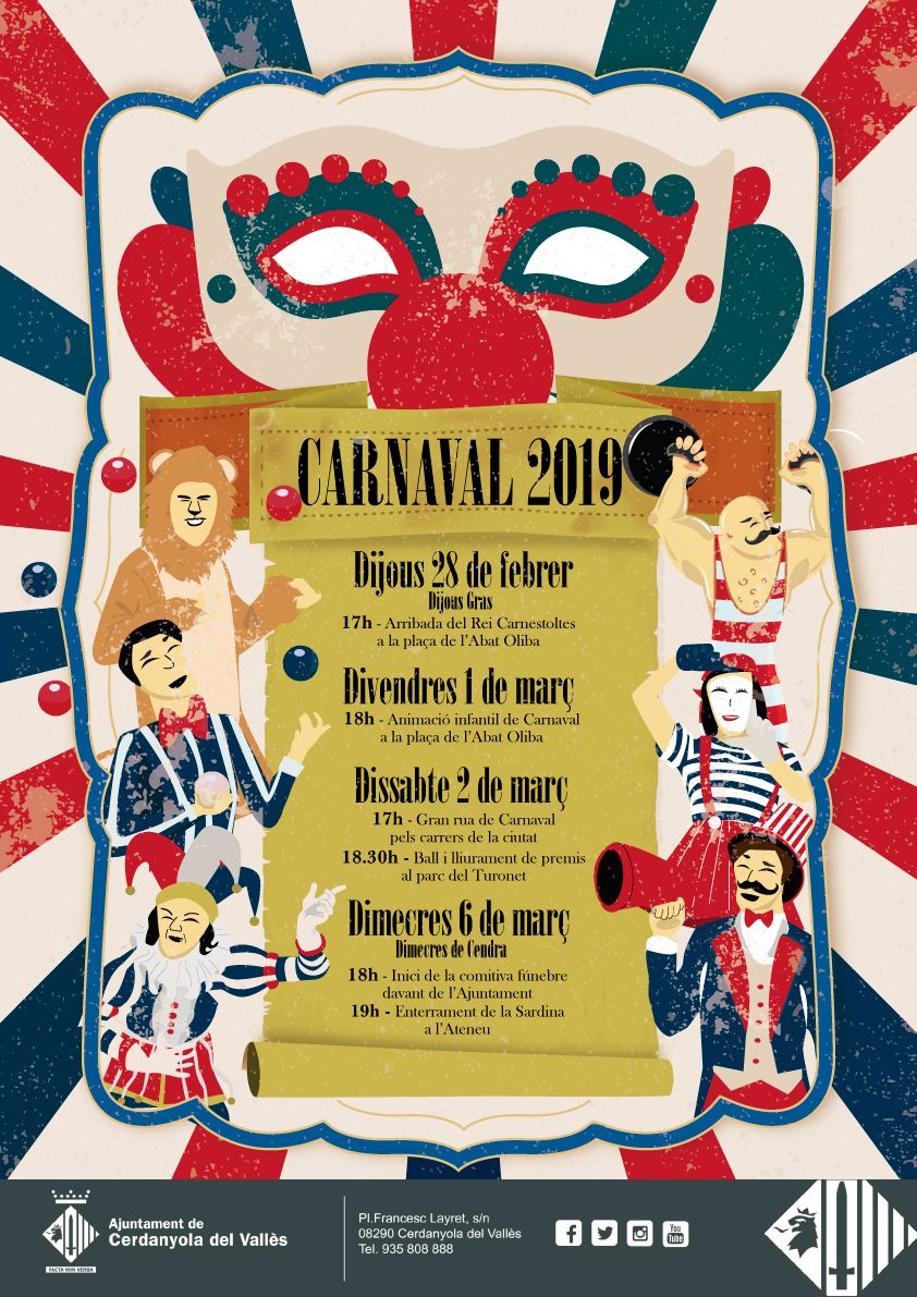 Cartell del carnaval 2019