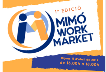 Detall del cartell del Mimó Work Market