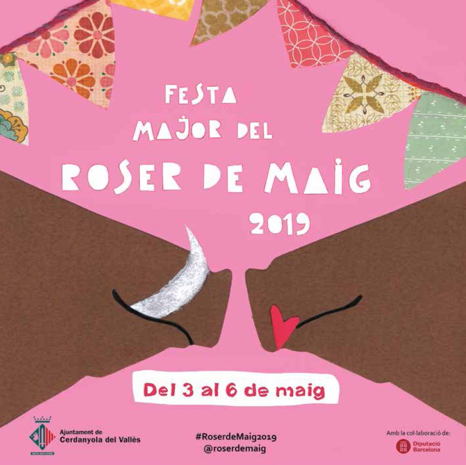 Cartell de la Festa Major del Roser de Maig 2019