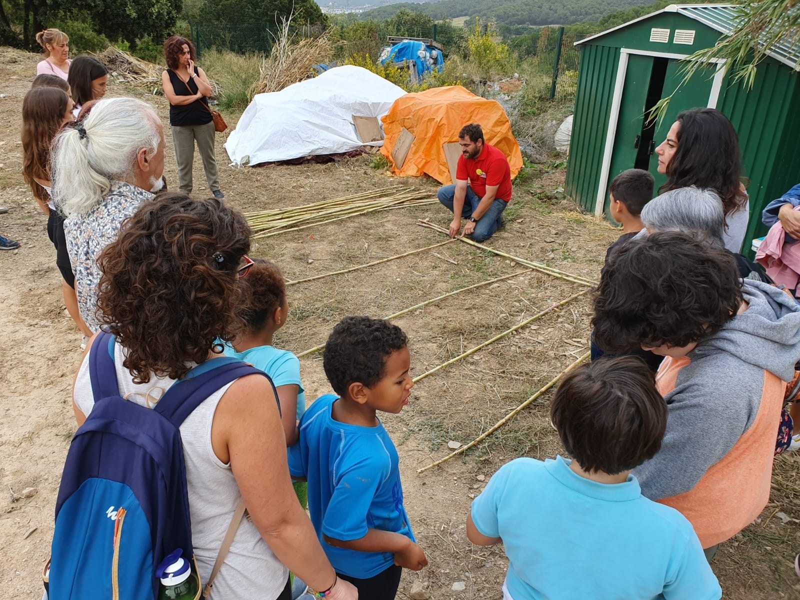 Taller de construcció de casa ibèrica