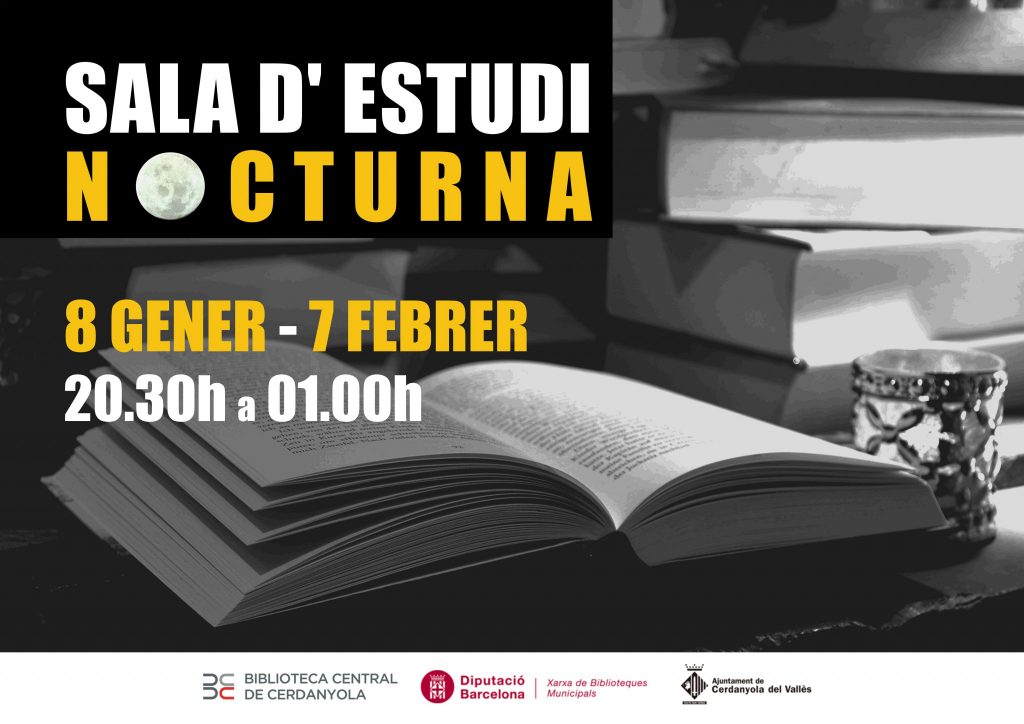 Imatge promocional de la Sala d'Estudi Nocturn