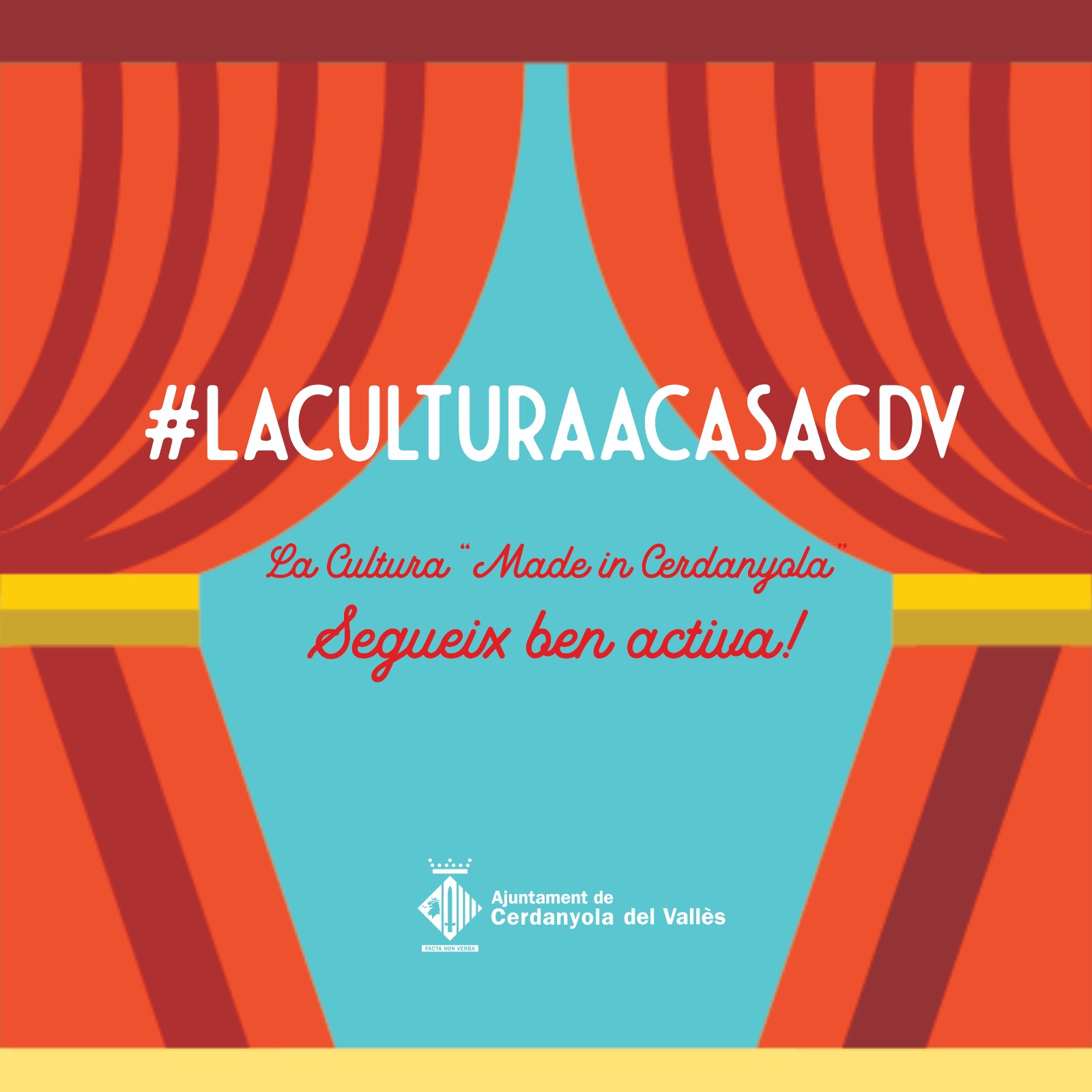 Imatge de la inictativa #laculturaacasacdv