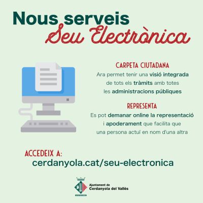 Nous serveis a la Seu Electrònica de l’Ajuntament