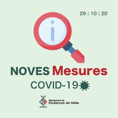 Noves mesures COVID19
