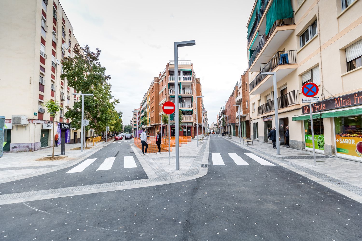 Foto de la cruïlla entre Sta Marcel·lina, Bonasort i St Daniel