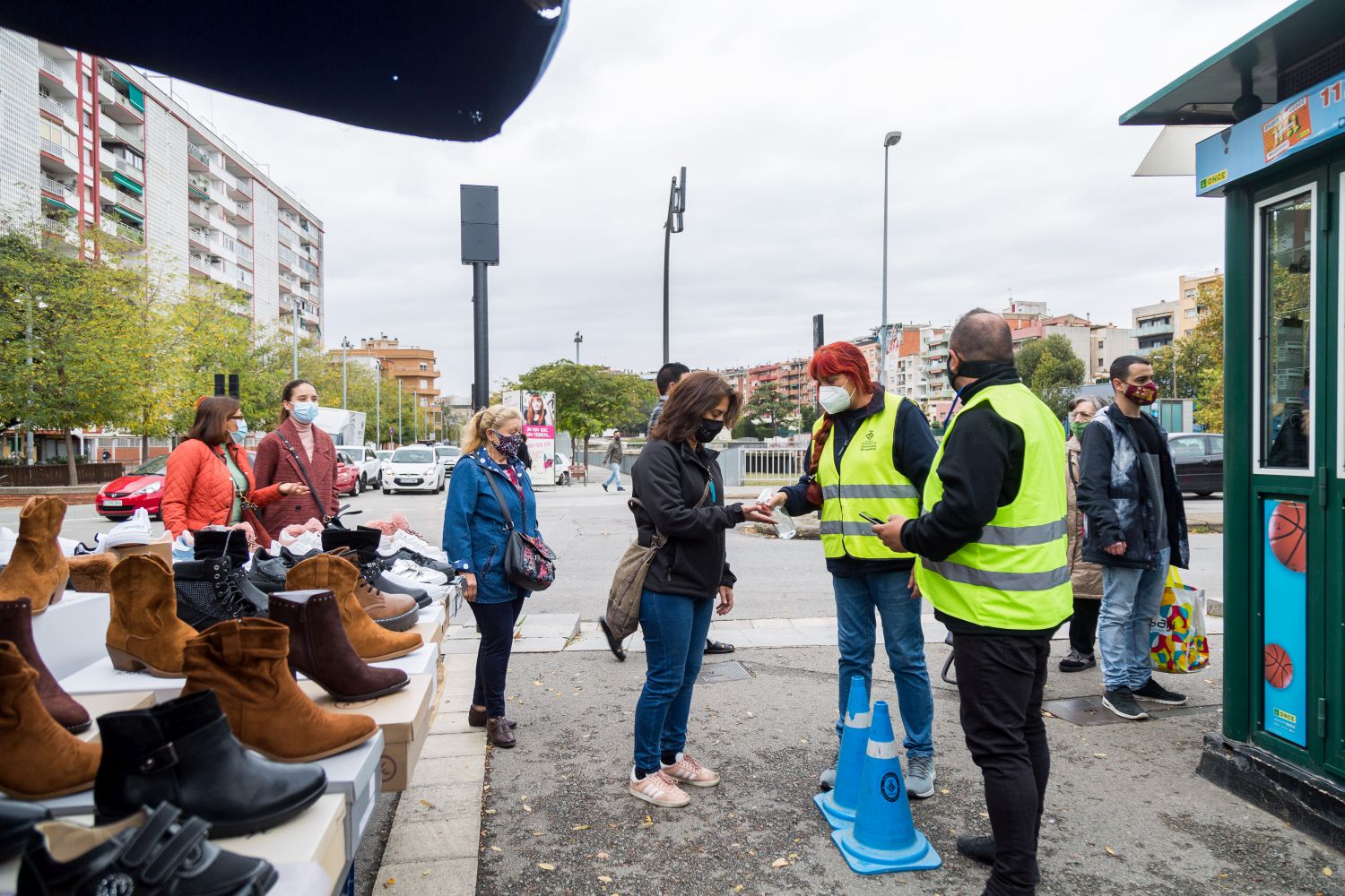 Als accessos també controlen l'aforament en temps real