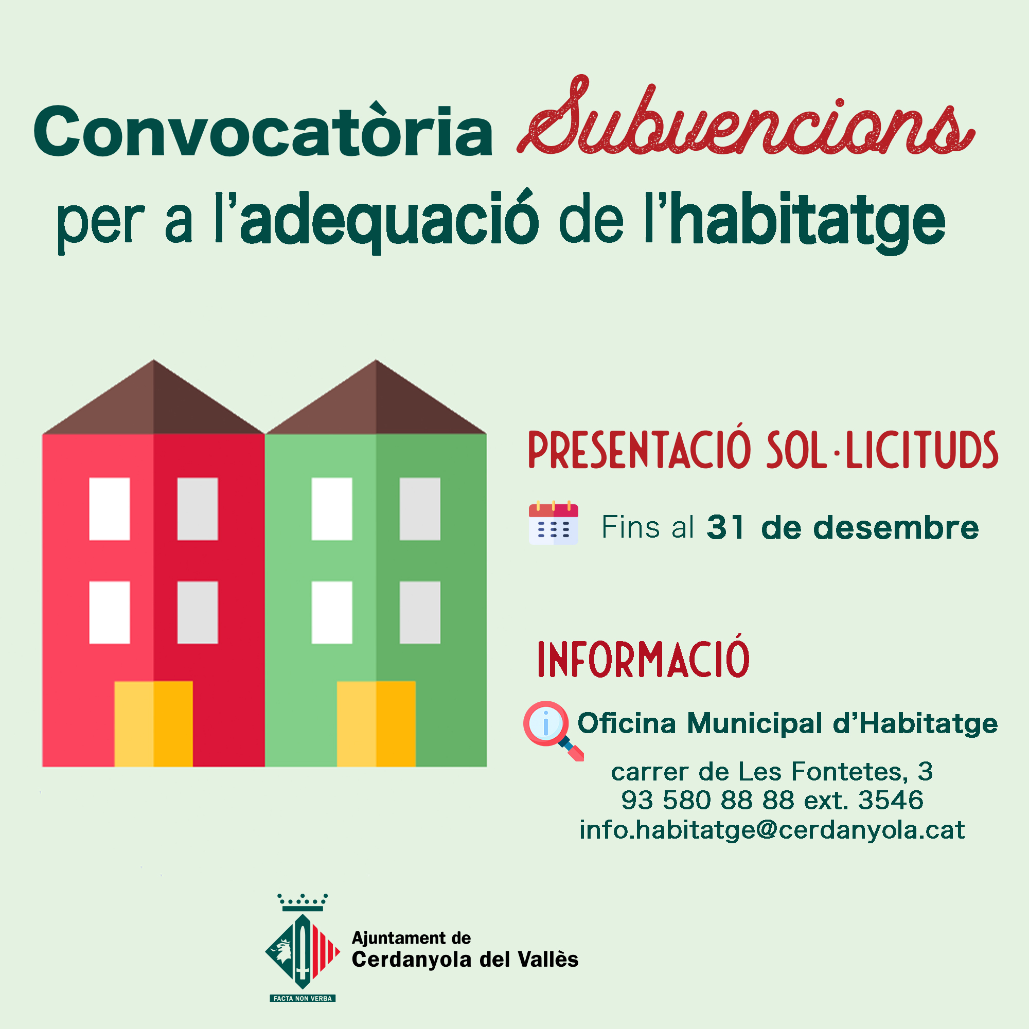 imatge del programa de rehabilitació habitatges