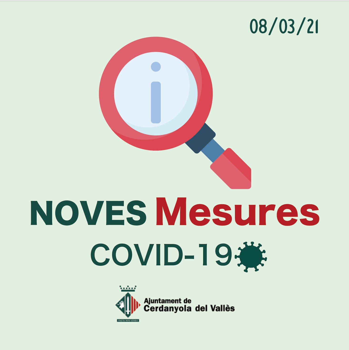 Noves mesures COVID19