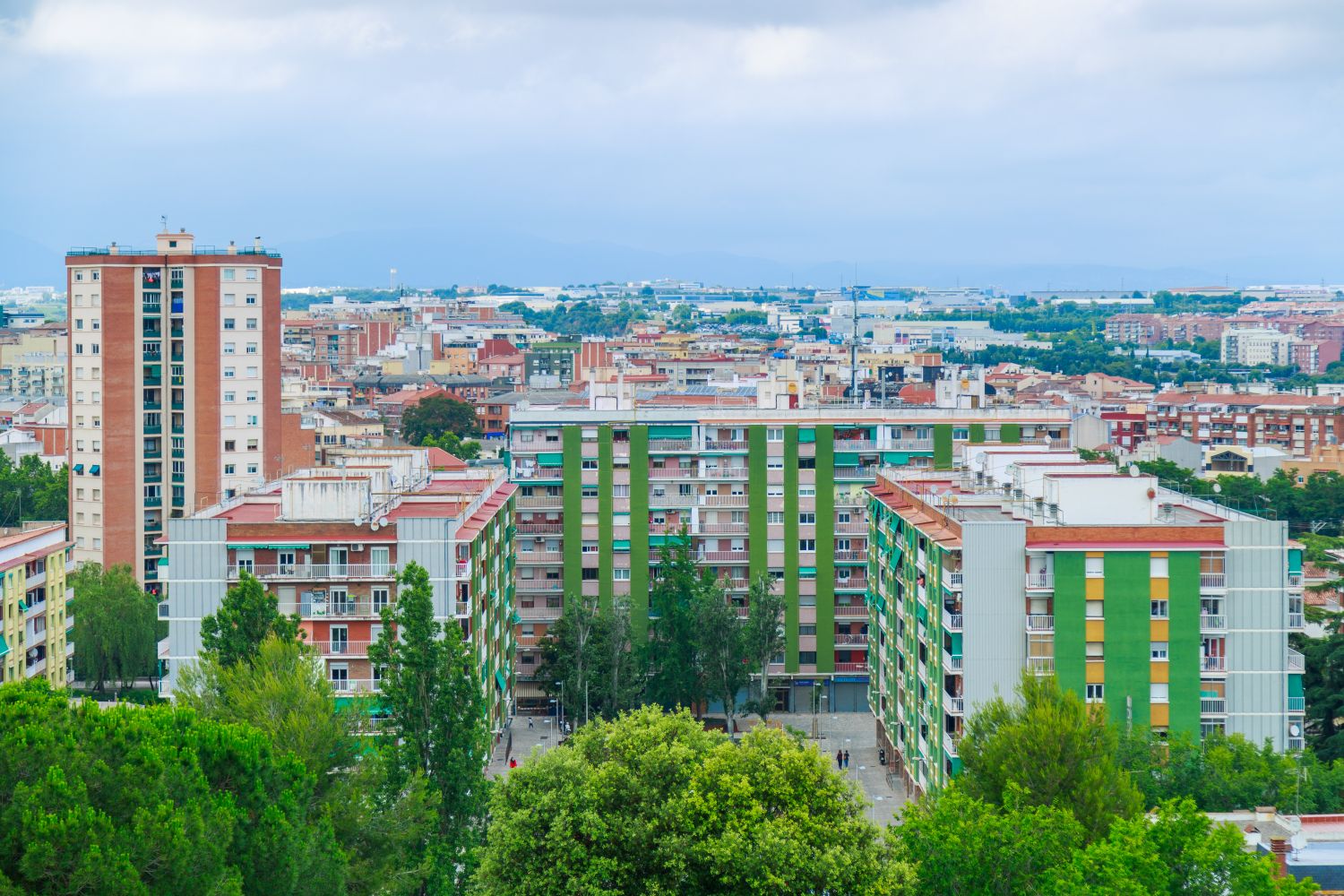 Panoràmica del barri de Les Fontetes