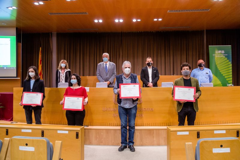 foto del guanyadors/res Premis Literaris