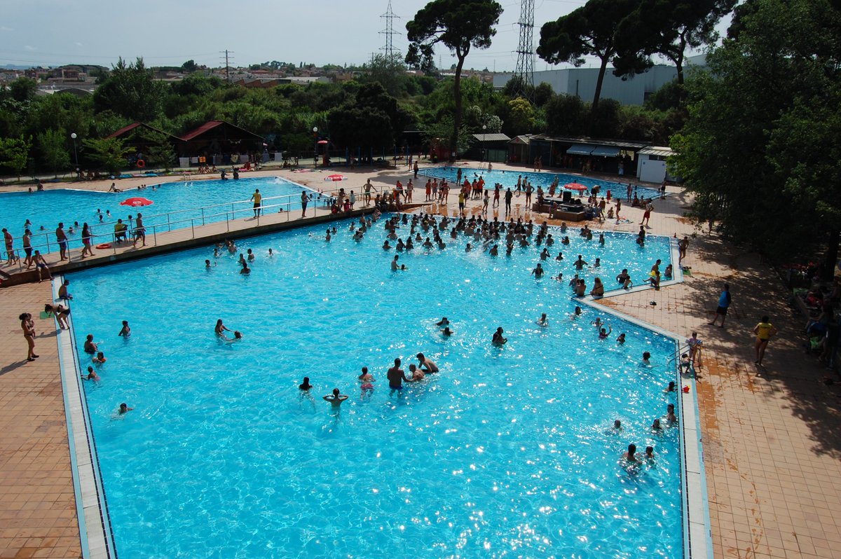 Fotografia d'arxiu de les piscines del Bosc Tancat