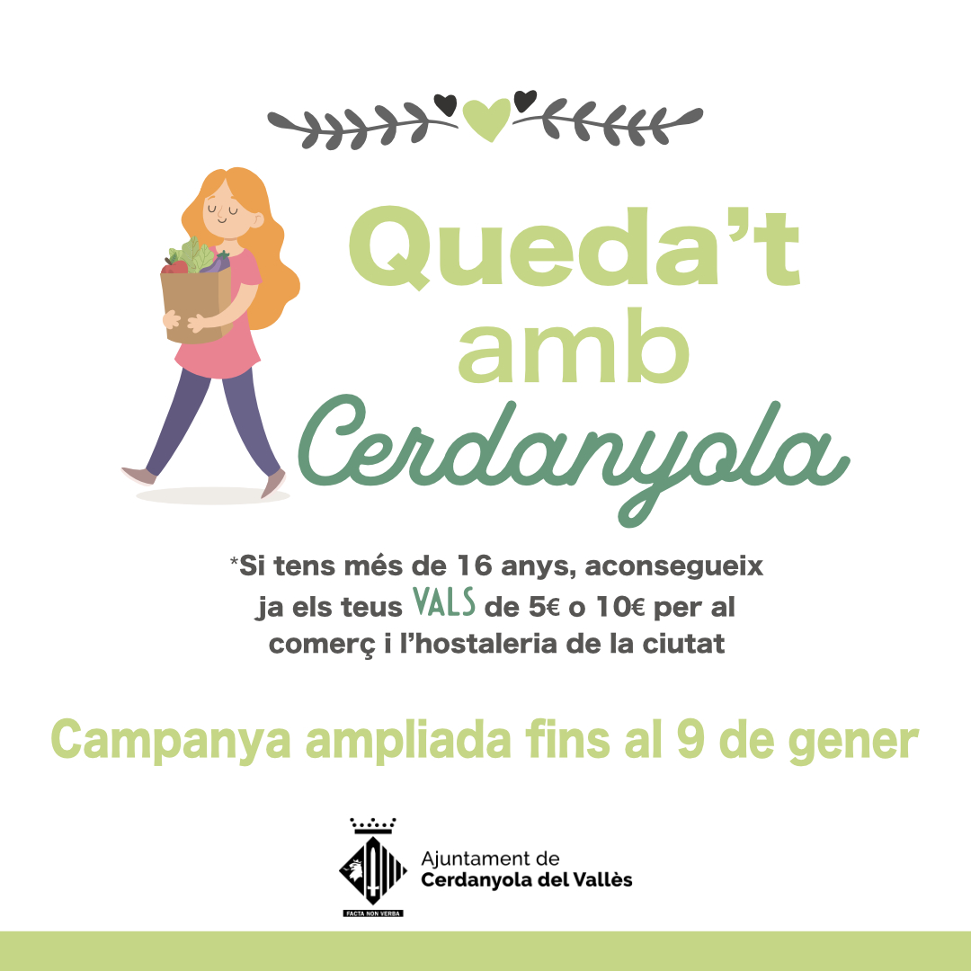 Imatge de la campanya Queda't amb Cerdanyola