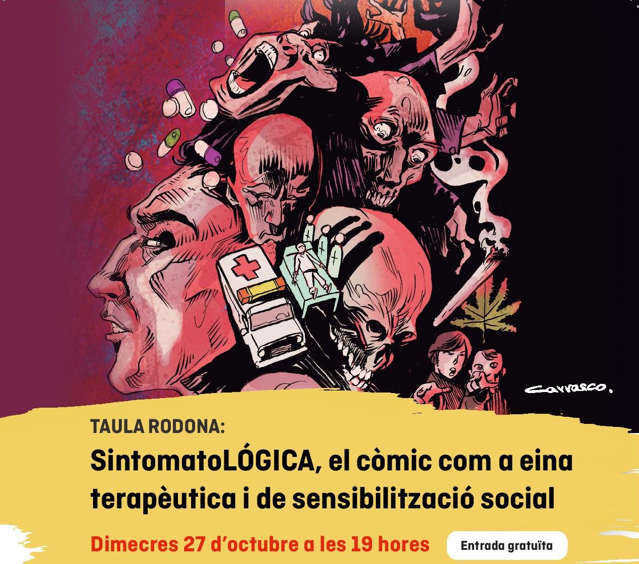 Imatge de la presentació del còmic 'SintomatoLÓGICA'