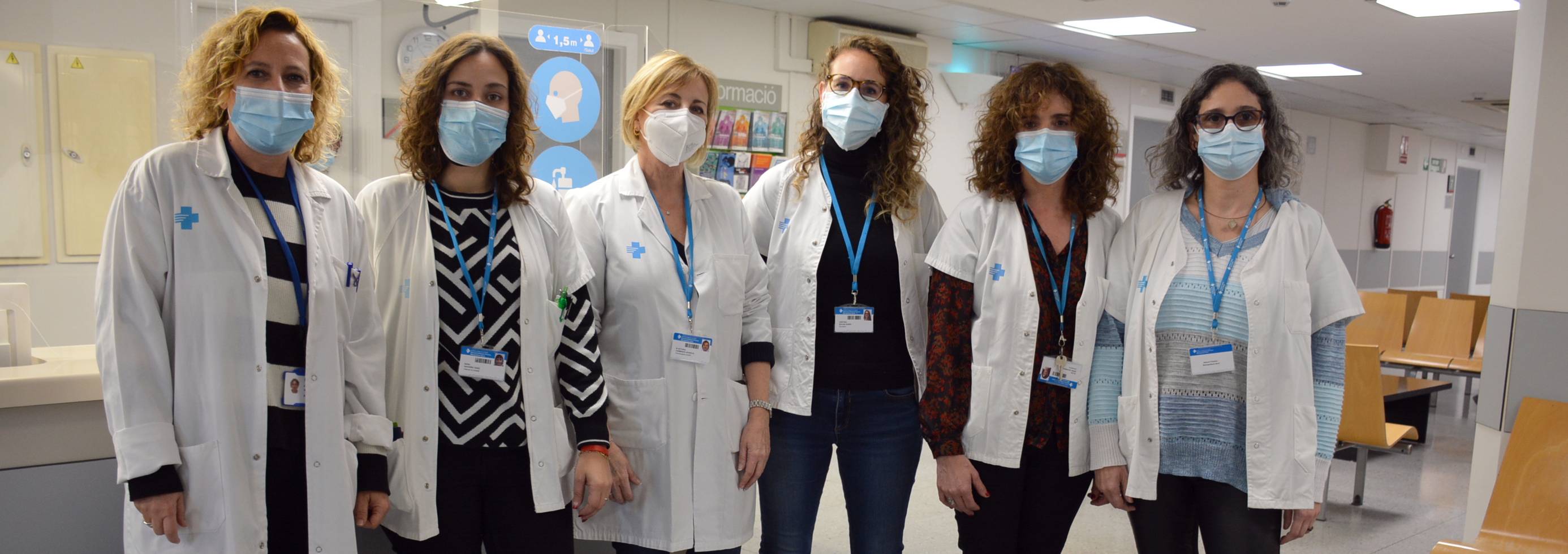 Equip de professionals que atenen en la Unitat de Trànsit del CAP Sant Fèlix Equip de professionals que atenen en la Unitat de Trànsit del CAP Sant Fèlix