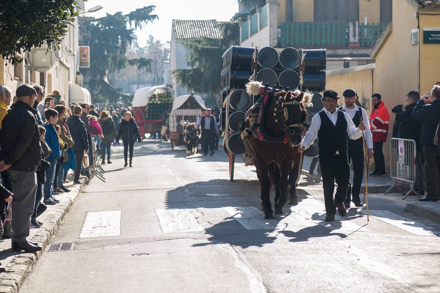 Tres Tombs 2020 passant pel carrer Sant Casimir