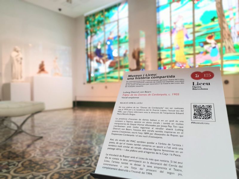 Els Vitralls de les Dames de Cerdanyola ha estat l'obra escollida pel MAC per participar a l'aniversari del Liceu