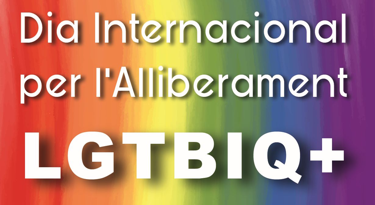 Detall del cartell del 28J, Dia Internacional per l'Alliberament LGTBIQ+ 2022