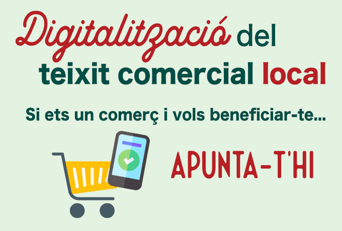 Imatge projecte digitalització teixit comercial local