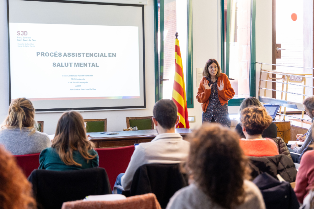 moment de la Jornada de Salut Mental