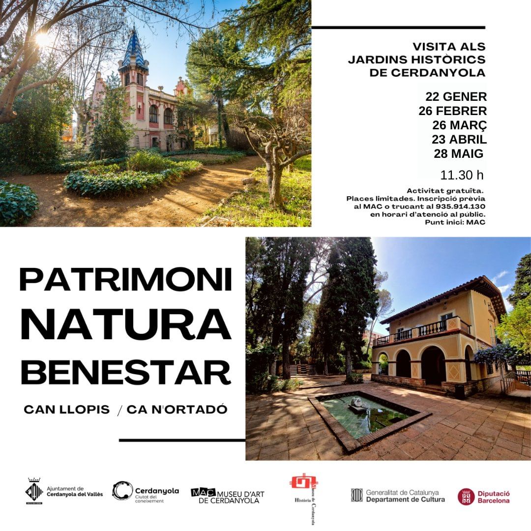 Cartell Visites jardins històrics