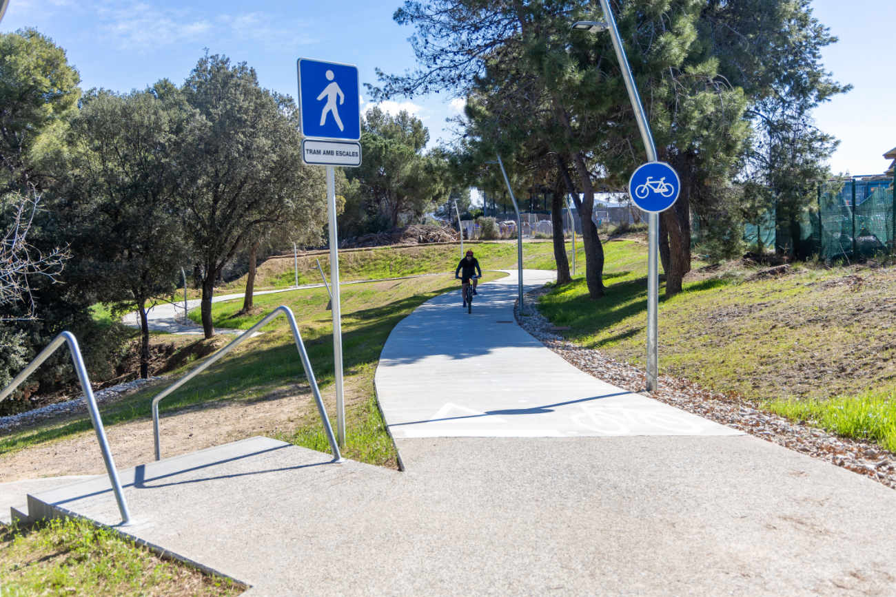  nou carril bici que connecta la UAB i Cerdanyola amb Badia del Vallès