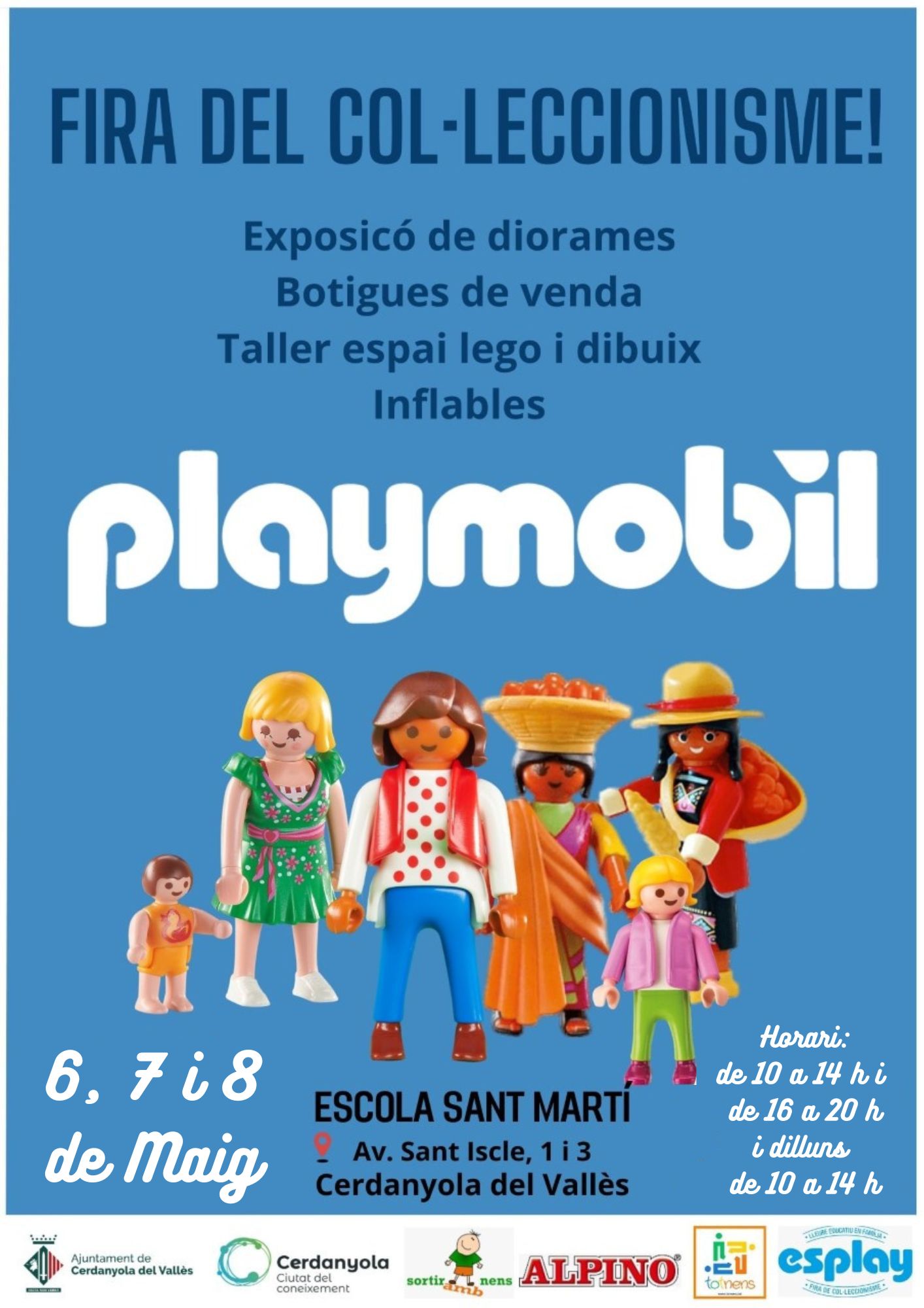 Cartell activitat clicks de Playmobil