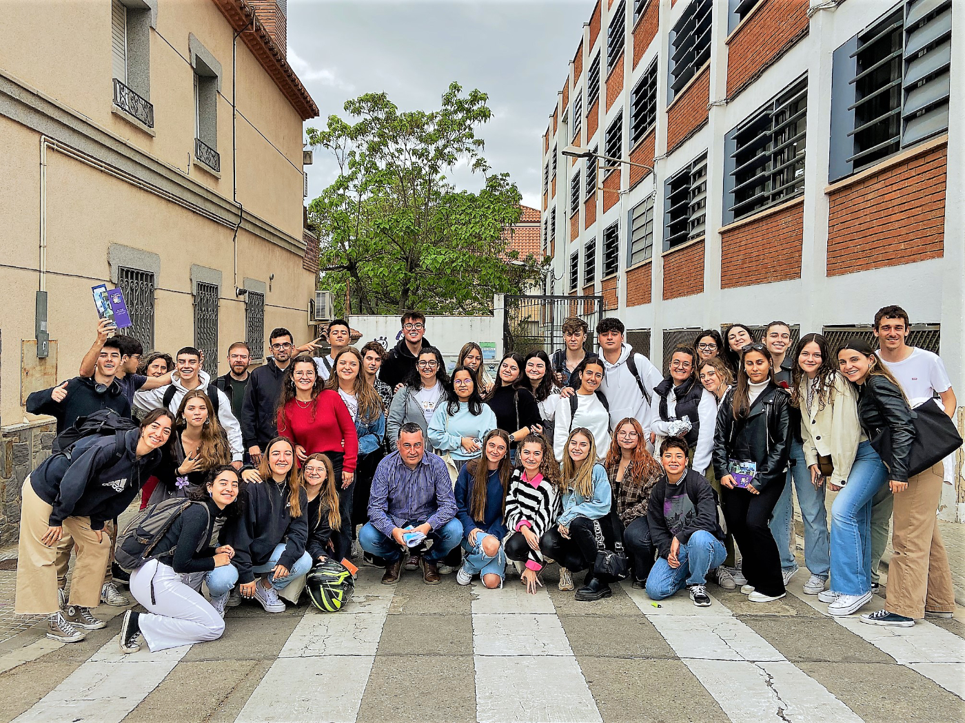 fotografies de l'estudiantat de la UAB que ha visitat Cerdanyola