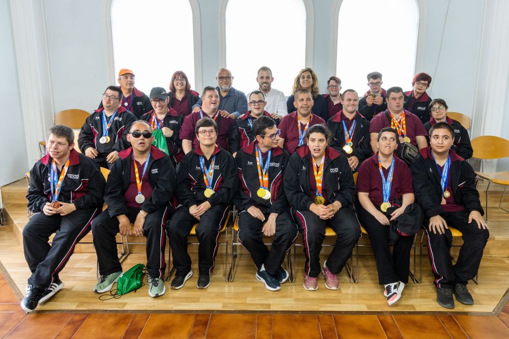 Recepció esportistes ASPADI
