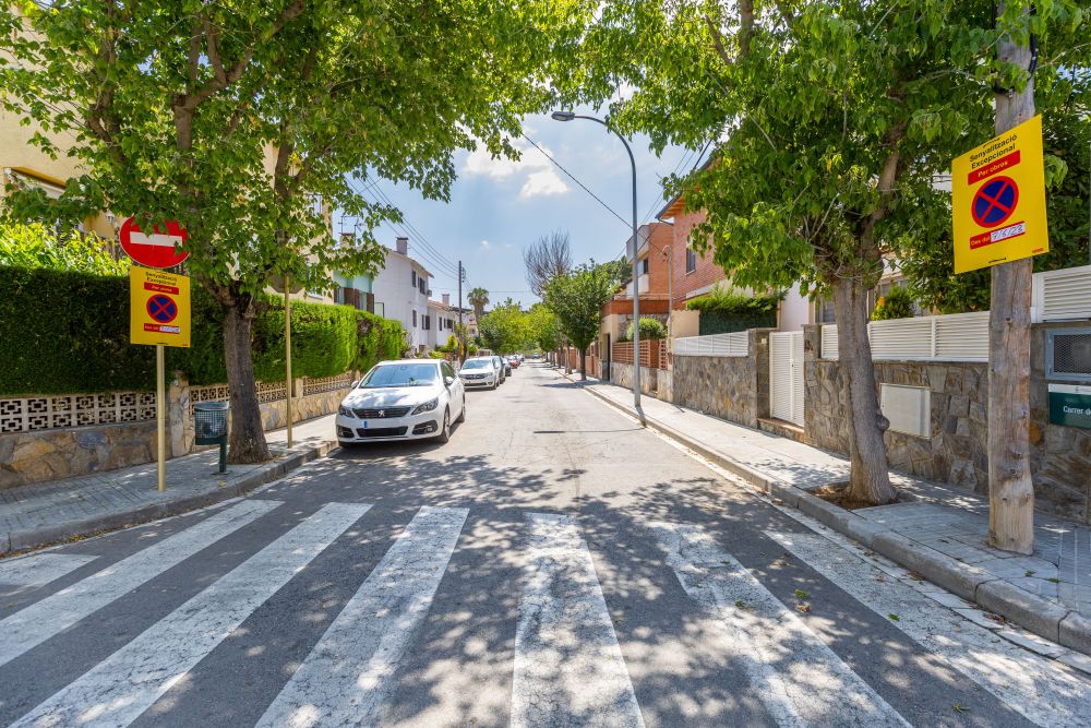 Un dels trams del carrer Sol afectats per les obres